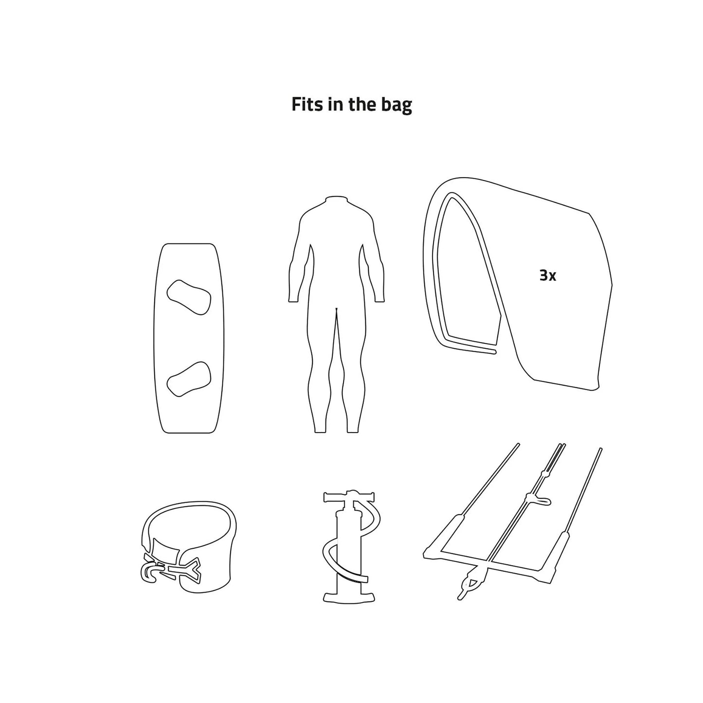 Prolimit Kitesurf Boardbag Golf Travel Light